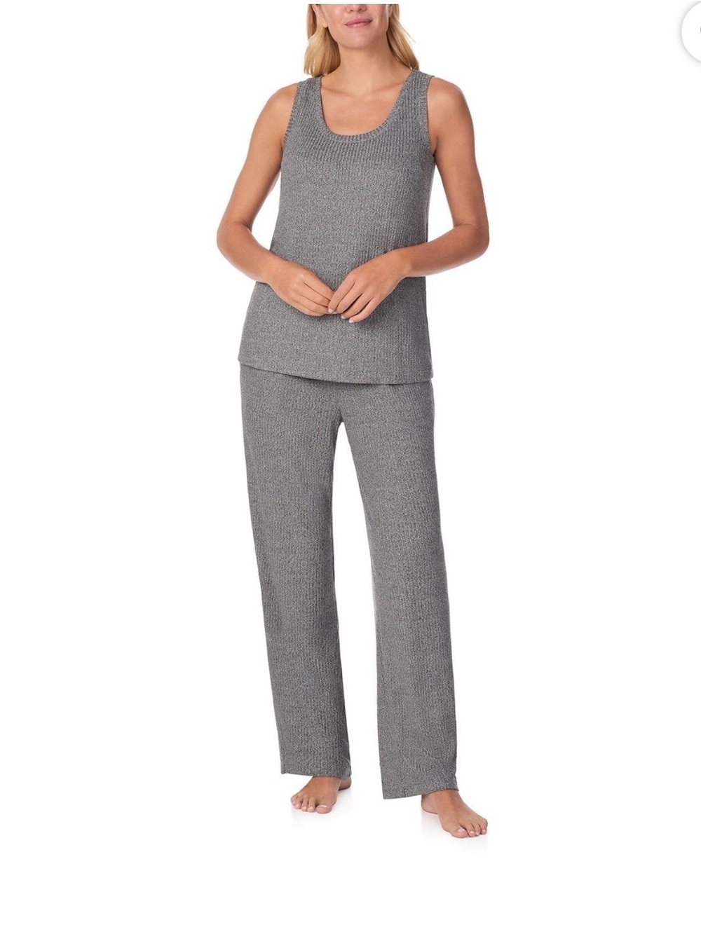 Cuddl Duds Gray 3-Piece Pajama Set